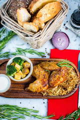 chicken with potatoes