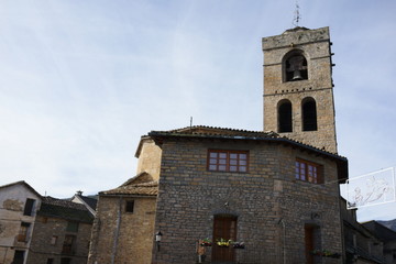 Fototapeta na wymiar Boltaña. Village of Huesca in Aragon, Spain