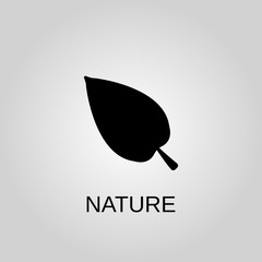 Nature icon. Nature concept symbol design. Stock - Vector illustration can be used for web.