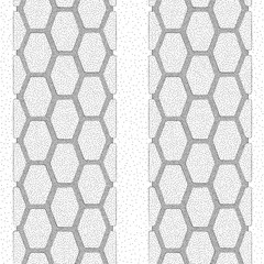 Dotted tire tracks wallpaper