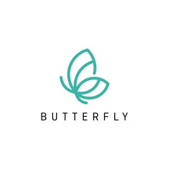 Flower Logo abstract design vector template. Lotus SPA icon. Cosmetics Hotel Garden Beauty salon Logotype concept.