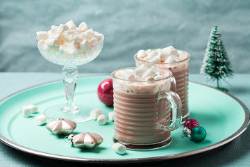 Hot chocolate with marshmallows