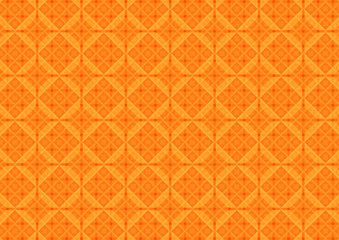Abstract geometric shapes pattern orange background