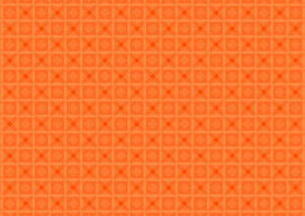 Abstract geometric shapes pattern orange background