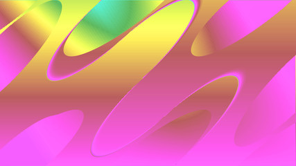 Background in paper style. Of multi-colored details.