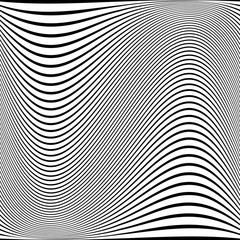 Wavy lines texture. Striped background.