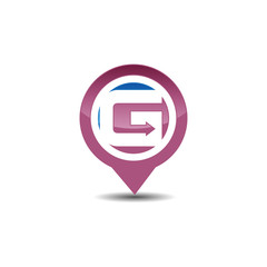 G letter gps logo. GPS vector. GPS icon. Navigation vector logo. Navigation vector icon. Travel logo. Travel icon. Travel vector logo. Travel vector