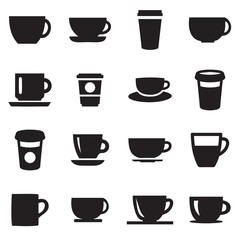 Drink Coffee cup icon simple