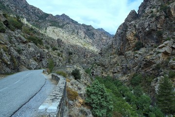 Corsica-canyon river Golo