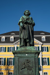 Fototapeta na wymiar Die Beethoven-Statue in Bonn