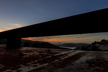 View Lake Barrocus in Isili  town in the historical region of Sarcidano, province of South Sardinia.