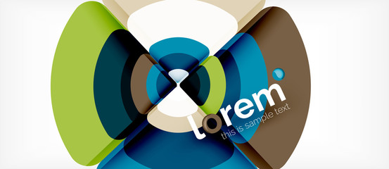 Obraz premium Circle abstract background