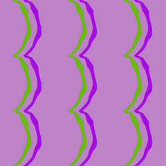 Seamless pattern background with multi-colored wavy lines.