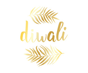 diwali calligraphy lettering