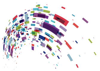 Fototapeta premium 背景 イメージ デジタル カラフル