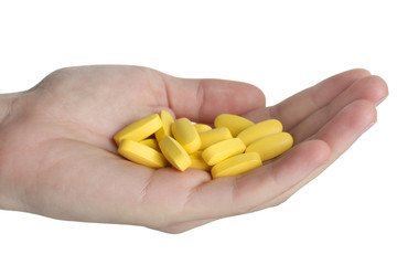 Yellow vitamins in palm