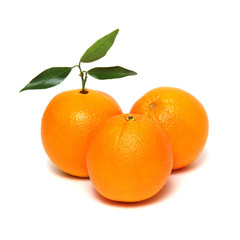 Orange isolated on white