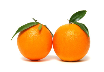 Orange isolated on white