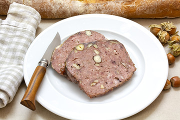 terrine auxnoisettes