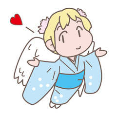 晴れ着の天使01