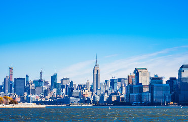 Naklejka premium ニューヨーク マンハッタンの摩天楼