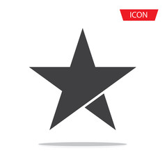 Obraz premium Star design Icon vector isolated on white background.