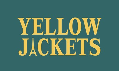 Obraz premium Anti government protest in France name. Yellow jackets