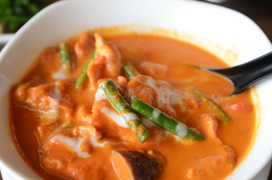 Thailand tradition red curry