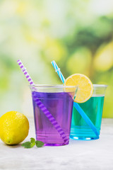 Thai blue anchan tea