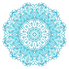 Vector Floral mandala. Vintage decorative elements. Vector illustration