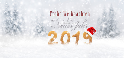 Verschneite Tannenbäume