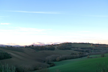 panoramic view of rural landscape,mountain, blue, cloud,rural, field,autumn, grass, panorama, view, hill, horizon, country,   