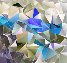 Obraz premium Triangular 3d, modern background