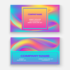 Fluid shapes. Wavy liquid background. Bright abstract backdrop concept. Trendy gradient waves design set template vector Poster Layout Magazine Flyer Banner Brochure Cover