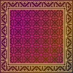 Obraz premium Geometric Pattern with hand-drawing ornament. illustration. Design for prints, textile, decor, fabric. Super vector pattern.