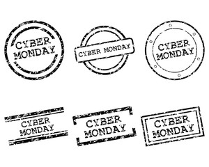 Obraz premium Cyber Monday Stempel