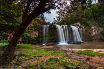 Chattrakan waterfall, Beautiful waterwall in Chattrakan nationalpark  Pitsanulok province, ThaiLand.