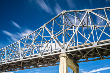 Crescent City Connection Bridge in New Orleans, LA
