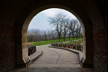 Obraz premium Gate at the fortress