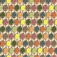seamless pattern with balloons 