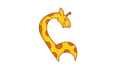 Giraffe Vector Character 