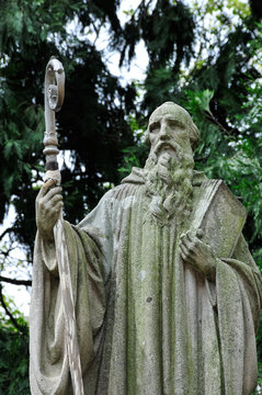 Saint Benedict statue