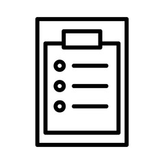 clipboard   list  document