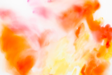 multicolored watercolor streaks and stains. background for design