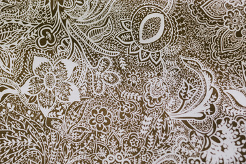 floral pattern on the fabric. texture or background for design