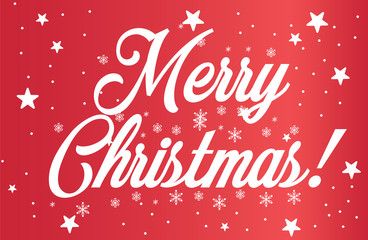 Merry Christmas concept