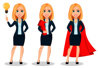 Business woman in office style clothes