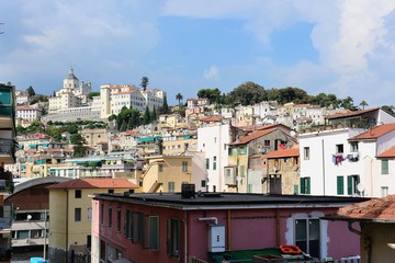 Italy. San Remo. La Pinha. High ahead - Sanctuary of the Madonna della Costa