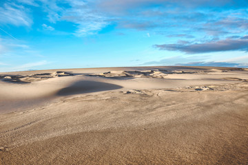 sand dunes in the desert