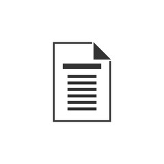 Document icon flat